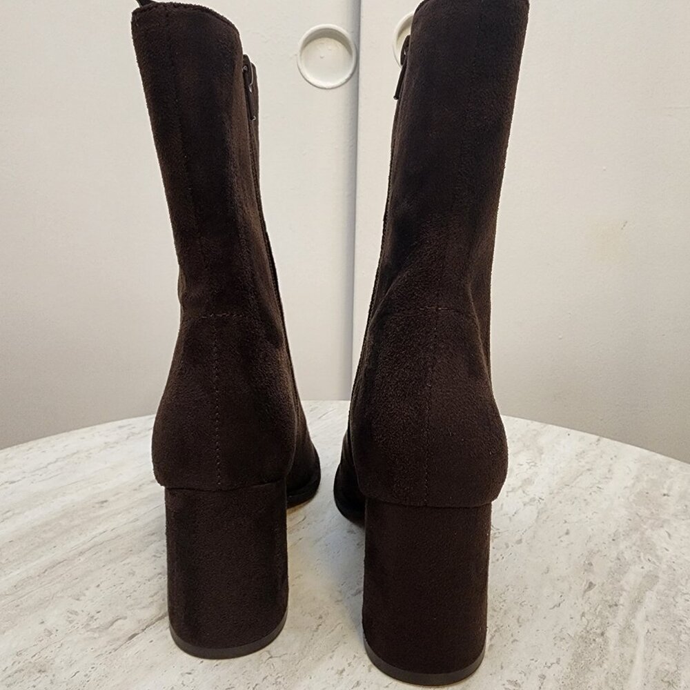 Madden Girl Monicaa Block-Heel Dark Chocolate 7.5M - C008 - Picture 3 of 10